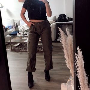 Urban Outfitters Green Cargo Pants